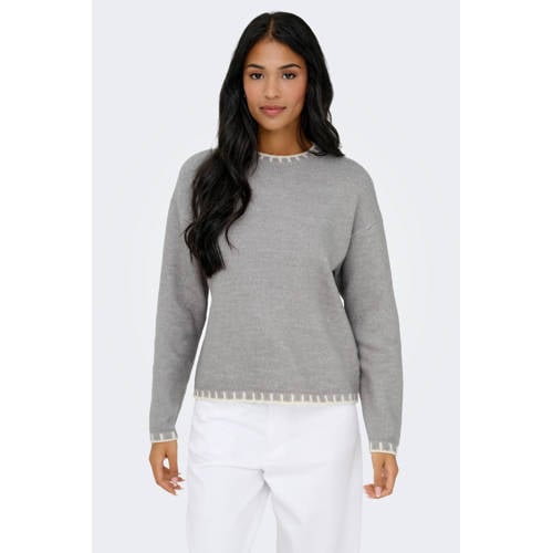 JDY pullover grijs afbeelding