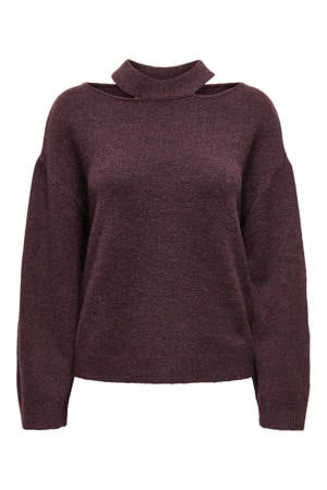 pullover donkerrood