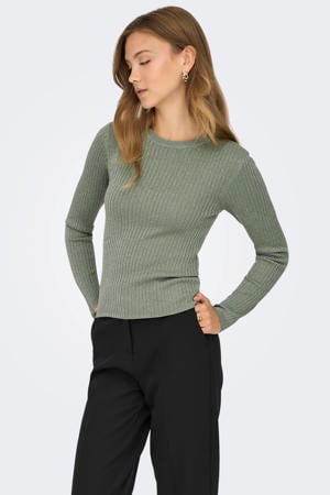 gebreide trui met lurex