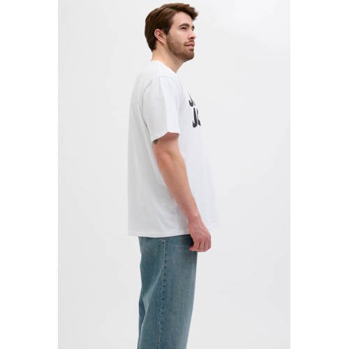 JACK & JONES PLUS SIZE regular T-shirt wit afbeelding