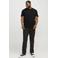 JACK & JONES PLUS SIZE regular T-shirt zwart