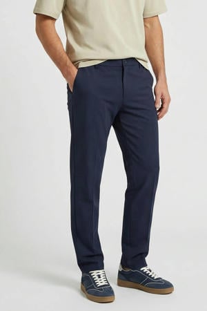 DAXTON regular chino donkerblauw