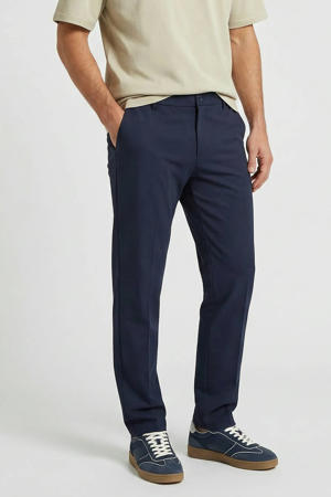 DAXTON regular chino donkerblauw