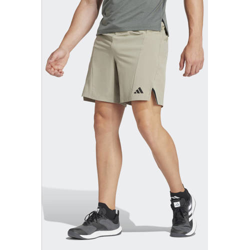 adidas Performance Senior sportshort D4T beige afbeelding