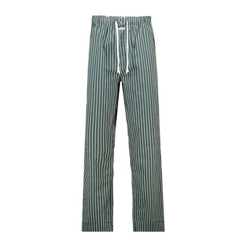 America Today pyjamabroek Lio groen/wit afbeelding