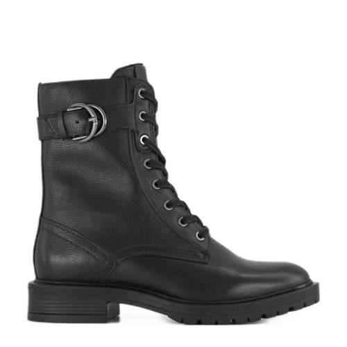 5th Avenue leren veterboots zwart afbeelding