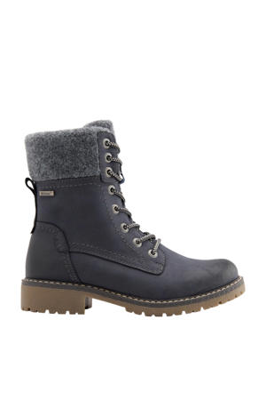 veterboots donkerblauw