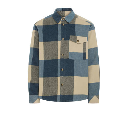 Solid overshirt blauw afbeelding