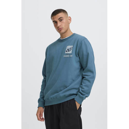 Solid sweater blauw afbeelding