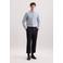 Seidensticker regular casual overhemd groen