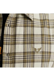 thumbnail: PME Legend regular geruit casual overhemd beige