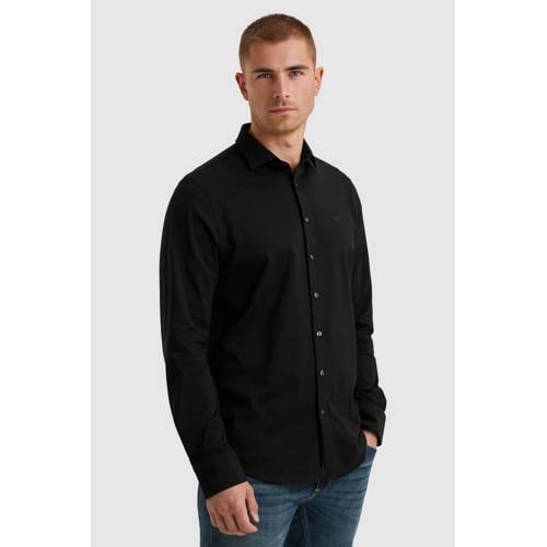 PME Legend Regular casual overhemd zwart afbeelding