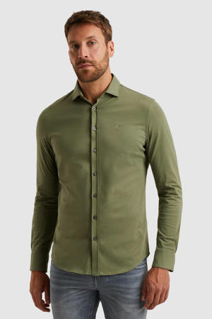 Regular fit overhemd groen
