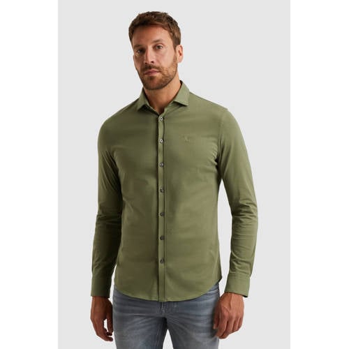PME Legend Regular casual overhemd groen afbeelding
