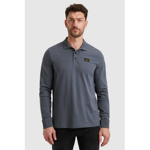 PME Legend Rechtvallend polo blauw afbeelding