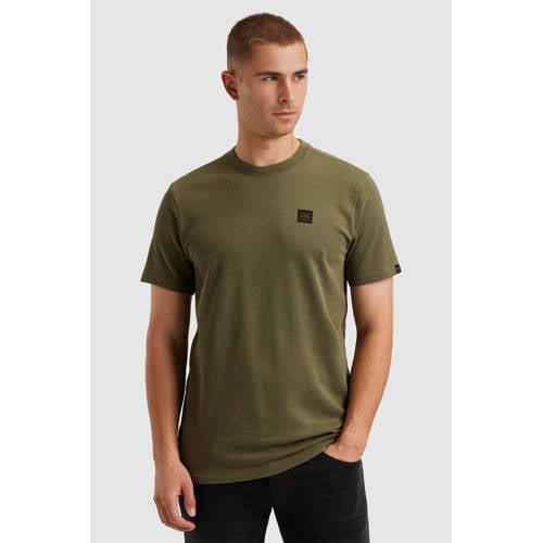 PME Legend Rechtvallend T-shirt donkergroen afbeelding