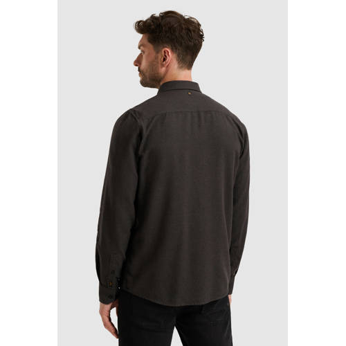 PME Legend regular casual overhemd antraciet afbeelding