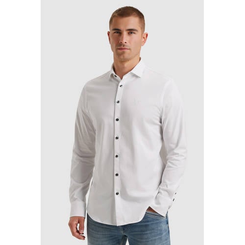 PME Legend Regular casual overhemd wit afbeelding