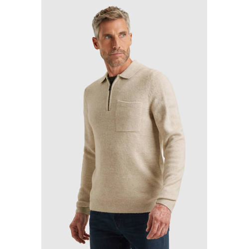 Vanguard trui fijn gebreid beige afbeelding