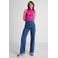 Anytime high waist loose wide leg jeans mid blue