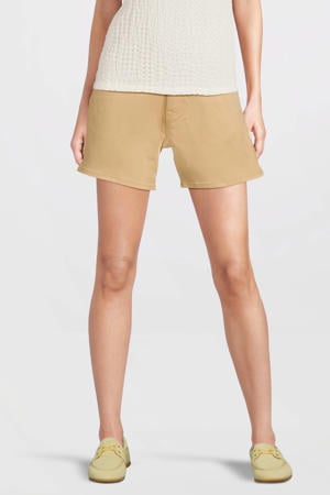 denim short twill beige