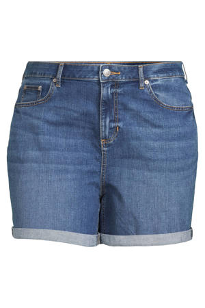 relaxed fit denim short medium blue