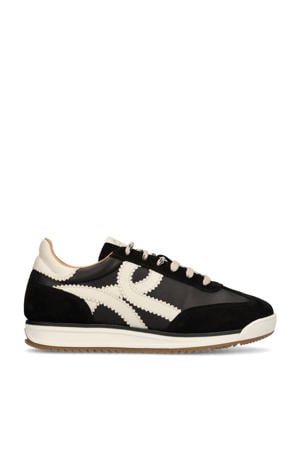 leren sneakers zwart