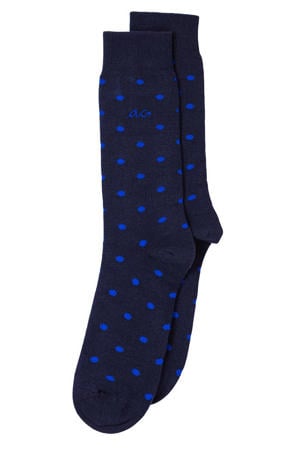 sokken Dots donkerblauw
