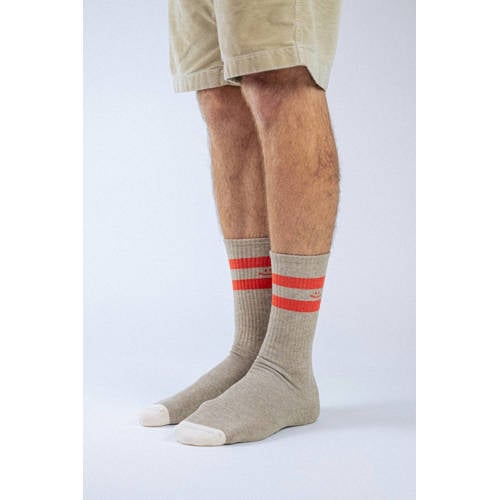 Alfredo Gonzales sokken Athletic Stripes beige afbeelding