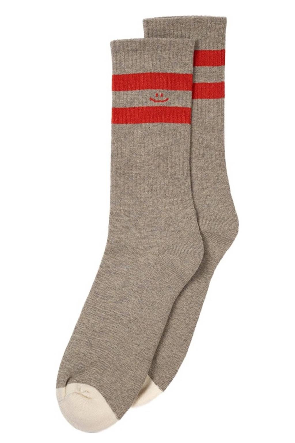 Alfredo Gonzales sokken Athletic Stripes beige