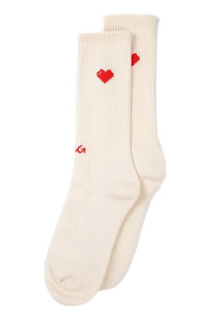 sokken Athletic Icon Hearts ecru
