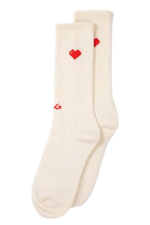 sokken Athletic Icon Hearts ecru