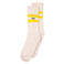 Alfredo Gonzales sokken Athletic Stripes ecru/geel