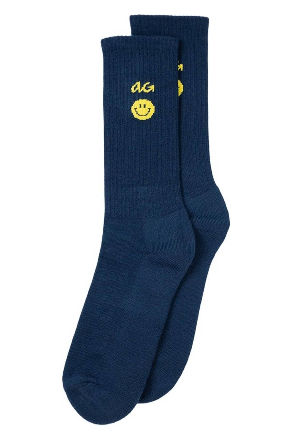 Alfredo Gonzales sokken Athletic Smiley donkerblauw