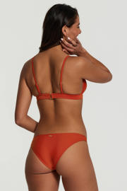 thumbnail: Shiwi The Sunshine Brand voorgevormde triangel bikini met ruches Beau brique
