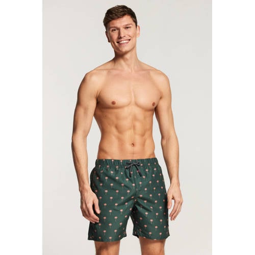 Shiwi The Sunshine Brand zwemshort Palm donkergroen afbeelding