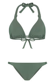 thumbnail: Shiwi The Sunshine Brand voorgevormde triangel bikini set Bibi olijfgroen