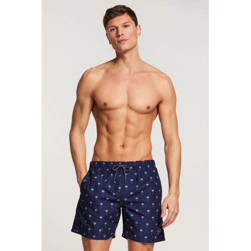 Shiwi The Sunshine Brand zwemshort Palm donkerblauw afbeelding