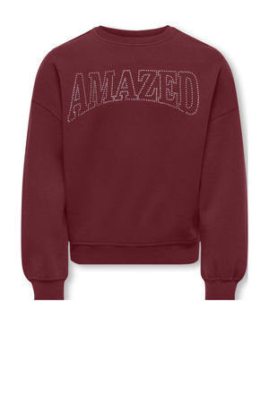 sweater donkerrood