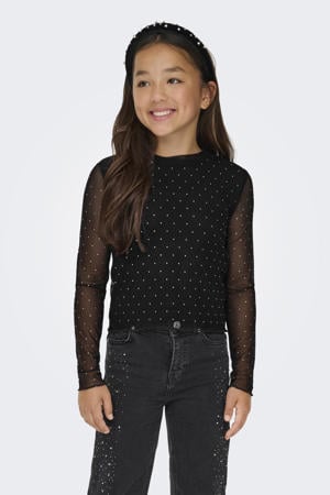 blousetop zwart