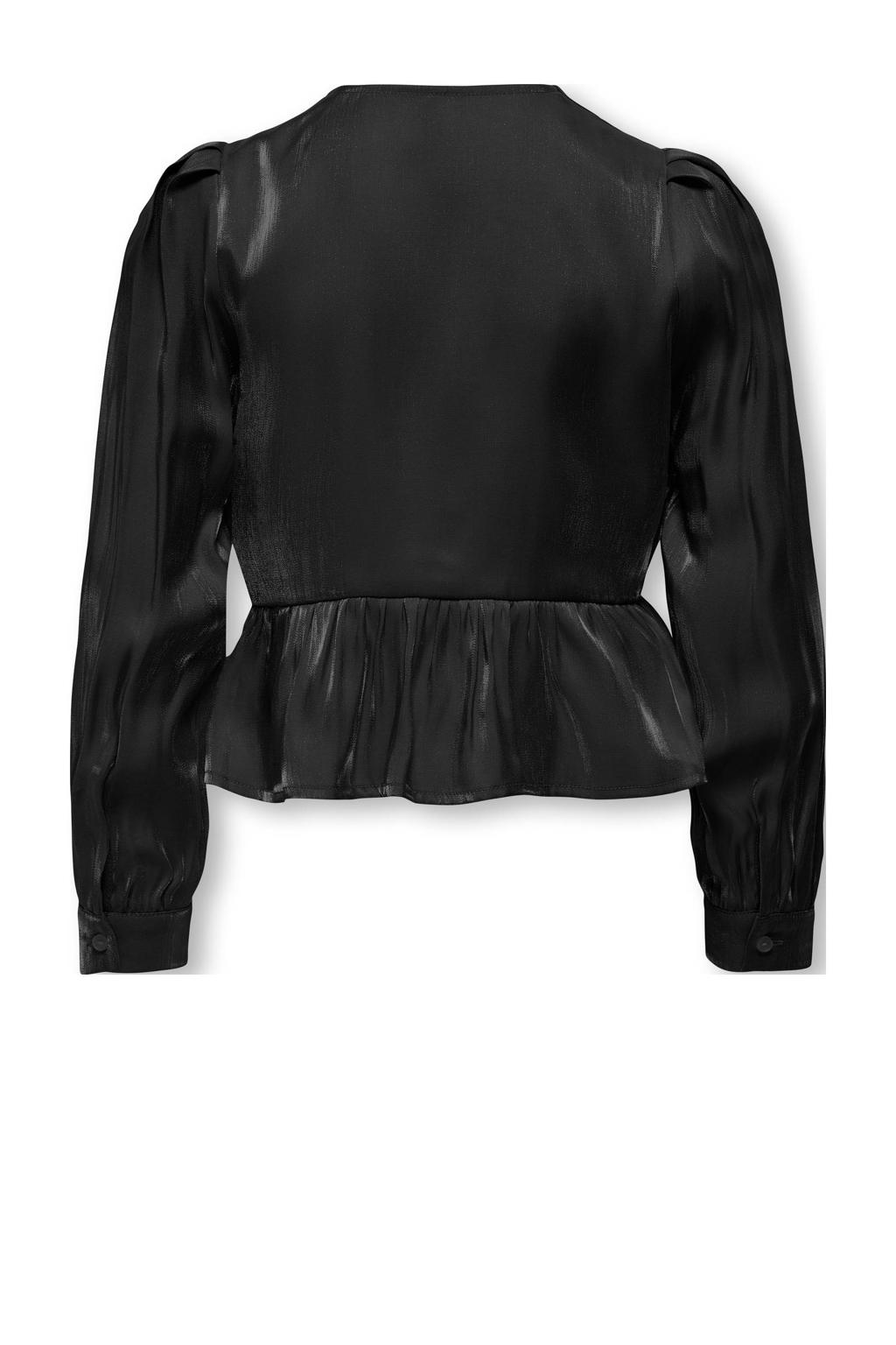 Schickes Bauwoll ischung hoch niedrig V-Ausschnitt Rüschen Peplu Daen Blazer Schickes Bauwoll ischung hoch niedrig V-Ausschnitt Rüschen Peplu Daen Blazer