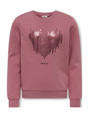 sweater roze met pailletten