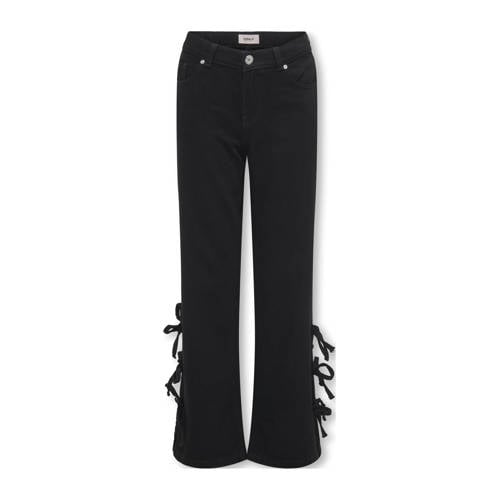 KIDS ONLY GIRL wide leg wide leg jeans black denim afbeelding