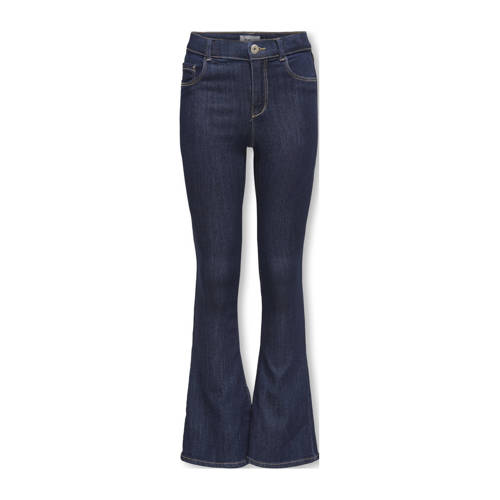 KIDS ONLY GIRL flared jeans dark blue denim afbeelding