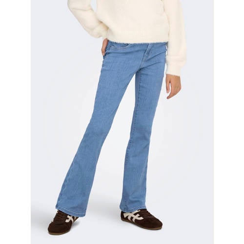 KIDS ONLY GIRL flared jeans light blue denim afbeelding