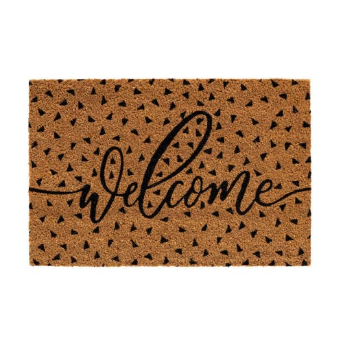 Hamat deurmat E-Coco Print Welcome Triangles (40x60 cm) afbeelding