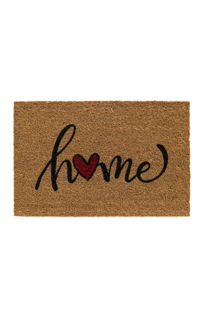 deurmat E-Coco Print Home Heart (40x60 cm)