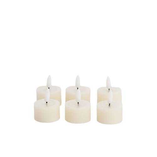 Light & Living LED waxinelicht (set van 6) FARIA (6xØ4,5x2,5 cm) afbeelding