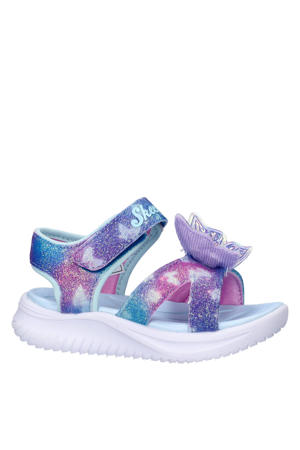 sandalen met lichtgevende vlinder blauw