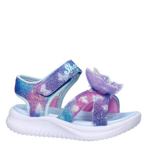 sandalen met lichtgevende vlinder blauw